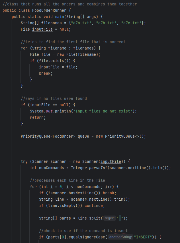 Food Ordering System